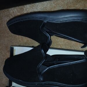 L.B. Evans Black Men's Loafers